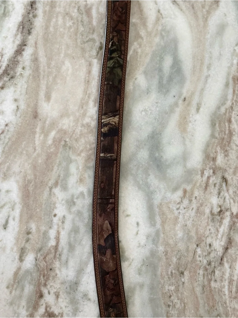 Camo brown leather